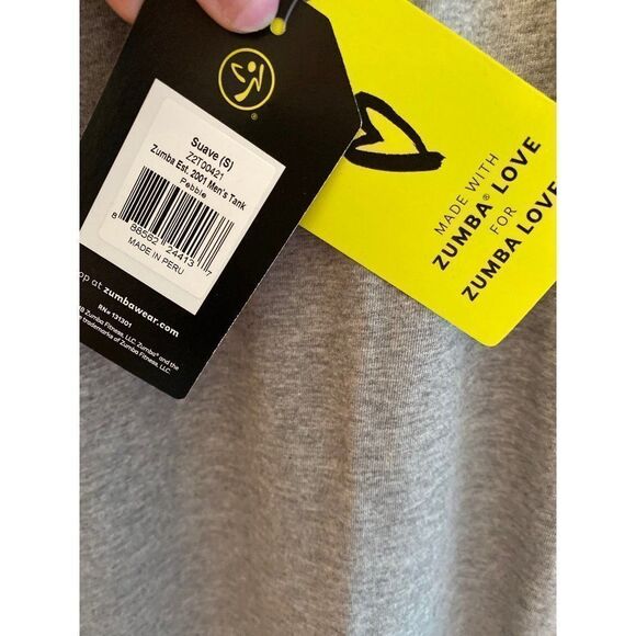 Unisex Small Zumba‎ Muscle Shirt NEW. - Picture 4 of 4